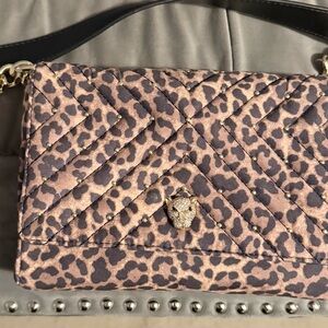Jessica Simpson Leopard Quilted Crossbody Bag